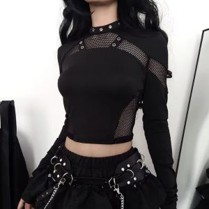 haut style punk gothique femme